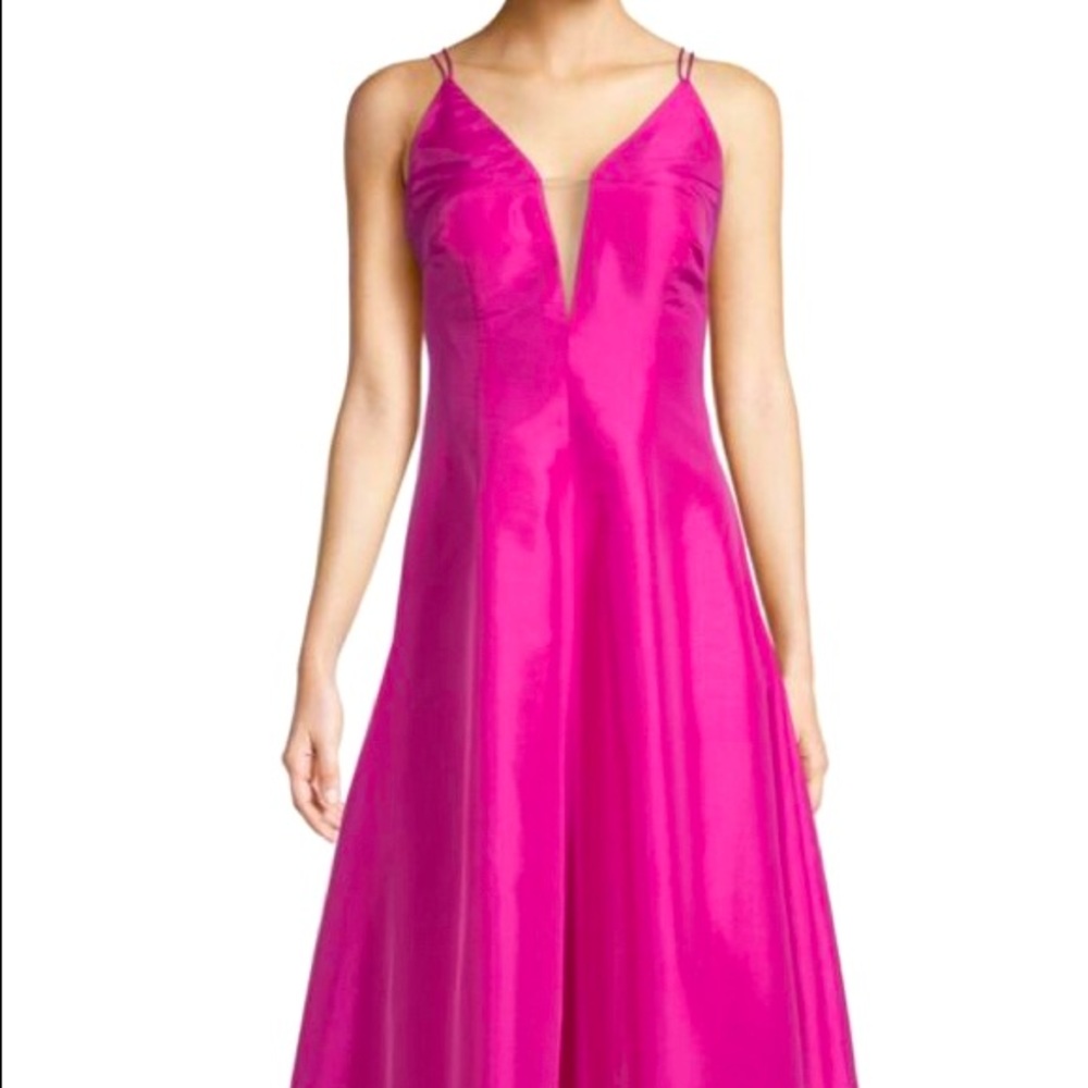 Calvin Klein taffeta gown